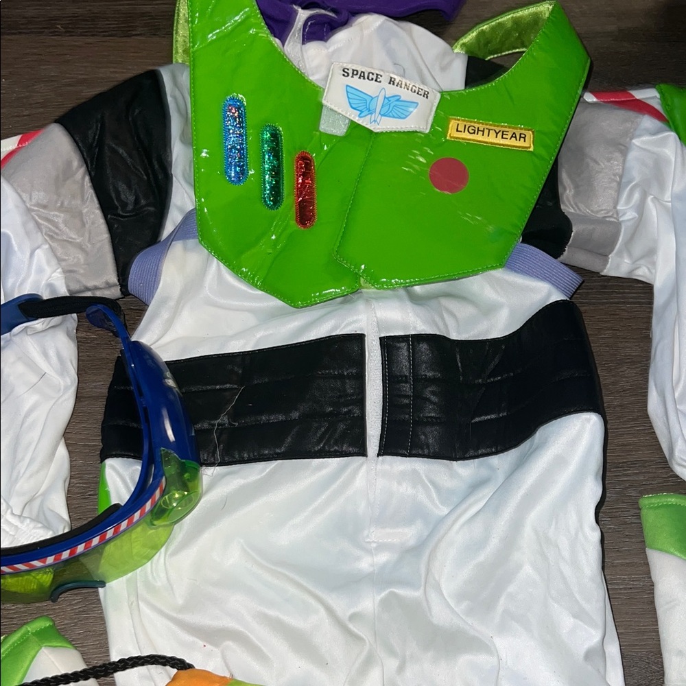 The Disney Store Toy Store Buzz Lightyear Space Astronaut Costume FAIR XS 4